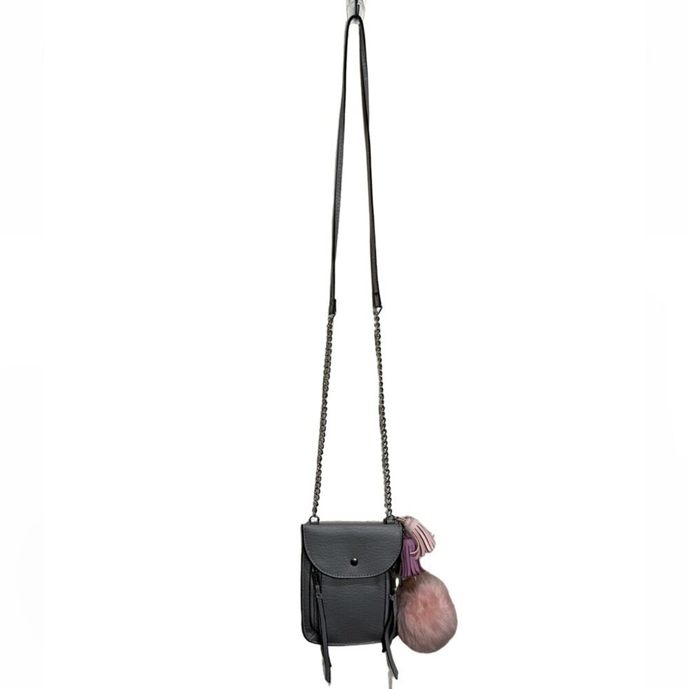 Juicy Couture Gray Mini Phone Crossbody Bag